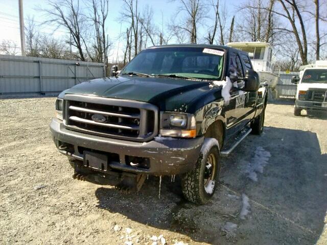 1FTSW31P23EC88731 - 2003 FORD F350 SRW S GREEN photo 2