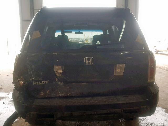 5FNYF28398B001267 - 2008 HONDA PILOT SE BLACK photo 9