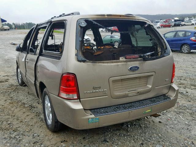 2FMZA52244BA39786 - 2004 FORD FREESTAR S GOLD photo 3