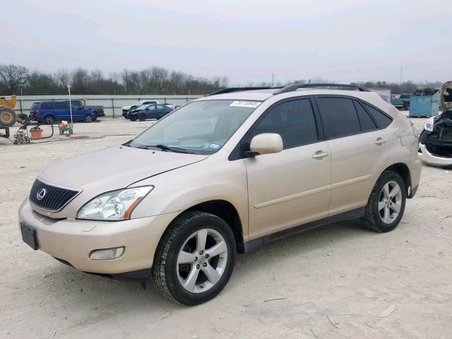 2T2GK31UX7C008954 - 2007 LEXUS RX 350 TAN photo 2