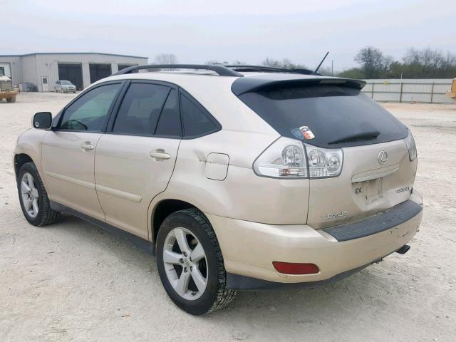 2T2GK31UX7C008954 - 2007 LEXUS RX 350 TAN photo 3