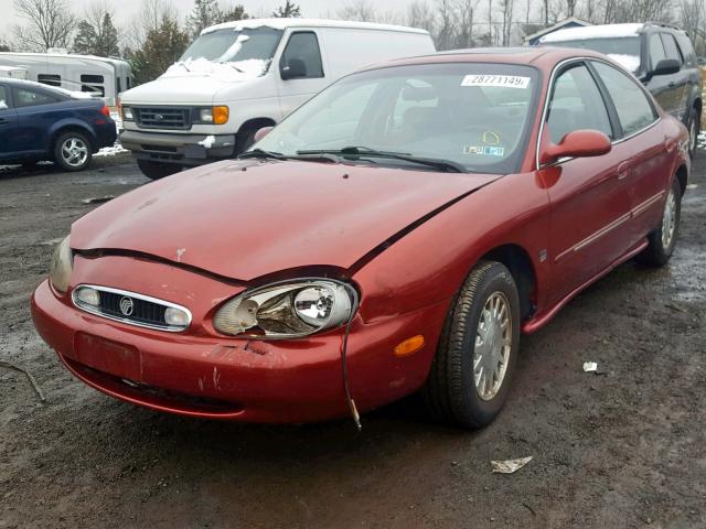 1MEFM53S0XA635067 - 1999 MERCURY SABLE LS RED photo 2