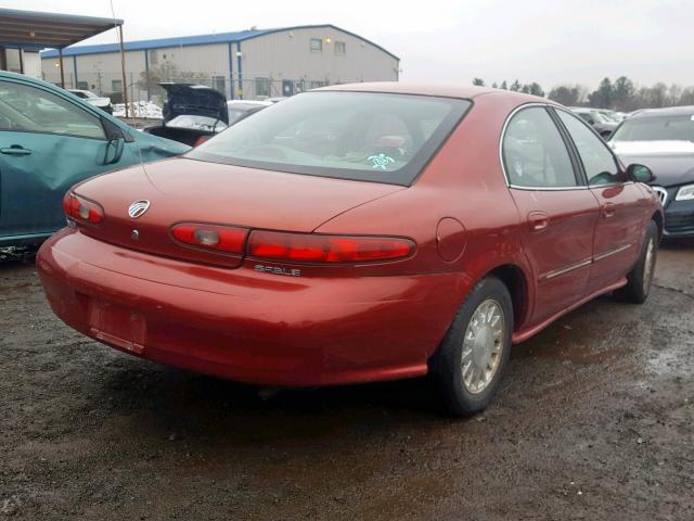 1MEFM53S0XA635067 - 1999 MERCURY SABLE LS RED photo 4