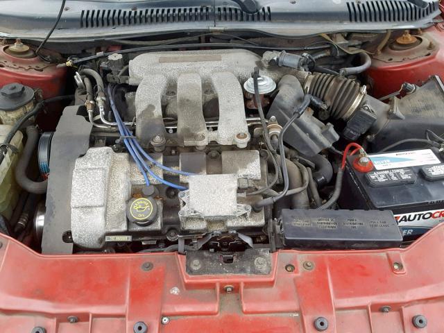 1MEFM53S0XA635067 - 1999 MERCURY SABLE LS RED photo 7