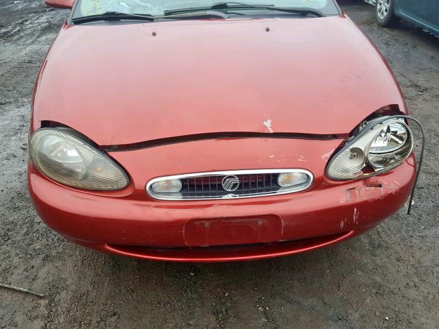 1MEFM53S0XA635067 - 1999 MERCURY SABLE LS RED photo 9