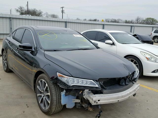 19UUB2F55FA011672 - 2015 ACURA TLX TECH შავი ფოტო 1