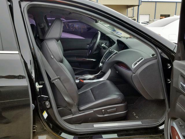 19UUB2F55FA011672 - 2015 ACURA TLX TECH შავი ფოტო 5