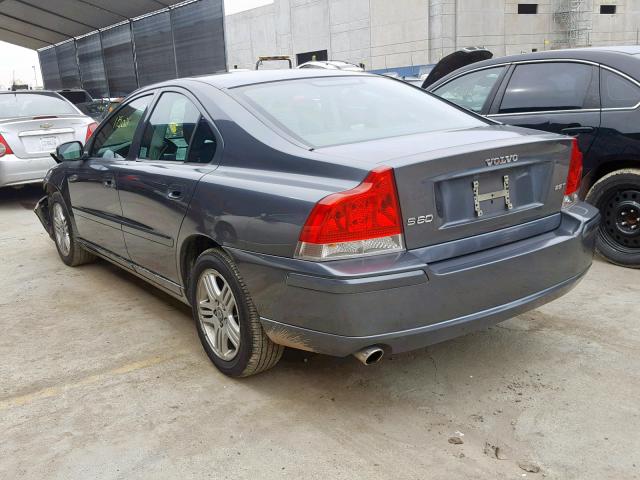 YV1RS592182698468 - 2008 VOLVO S60 2.5T GRAY photo 3