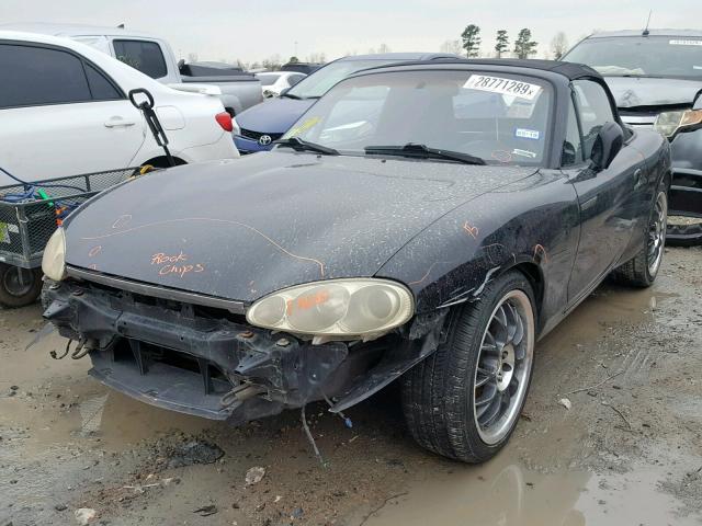 JM1NB353920220843 - 2002 MAZDA MIATA BLACK photo 2