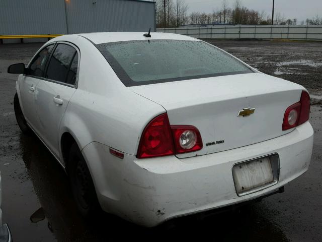1G1ZB5EB0AF165157 - 2010 CHEVROLET MALIBU LS 白色 照片 3