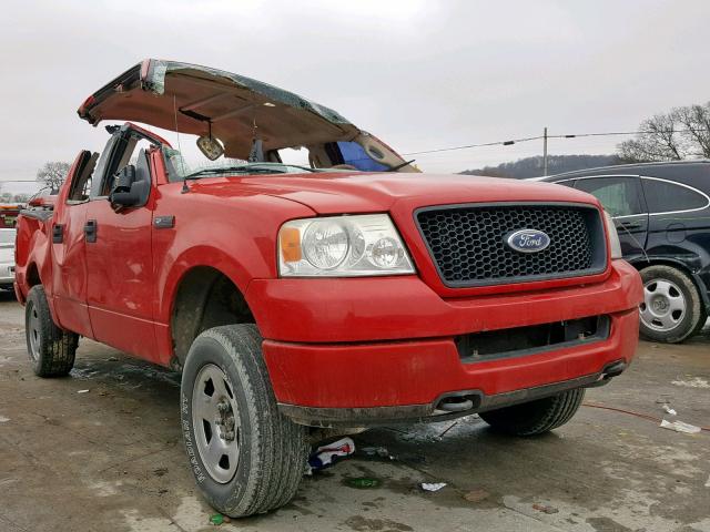 1FTPW14575KE44271 - 2005 FORD F150 SUPER RED photo 1