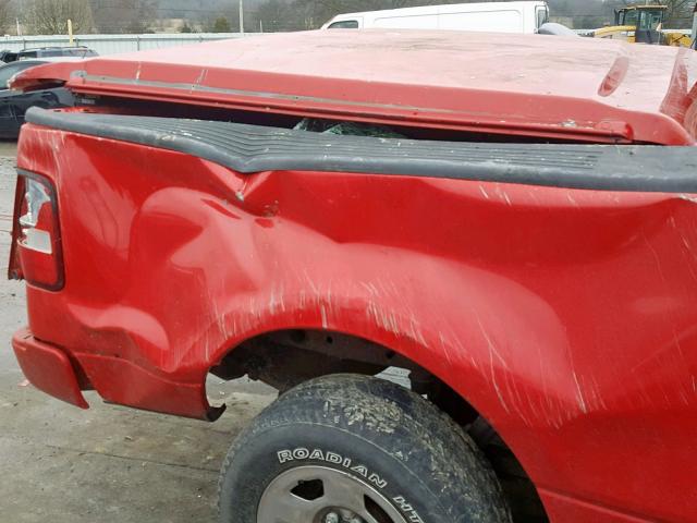 1FTPW14575KE44271 - 2005 FORD F150 SUPER RED photo 10