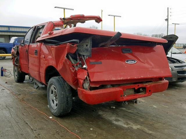 1FTPW14575KE44271 - 2005 FORD F150 SUPER RED photo 3