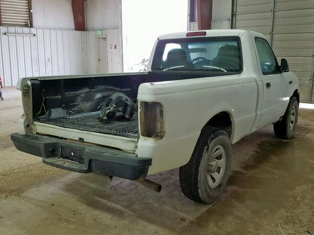 1FTYR10D48PA76728 - 2008 FORD RANGER WHITE photo 4