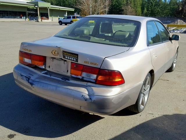 JT8BF22G0V5010128 - 1997 LEXUS ES 300 TAN photo 4