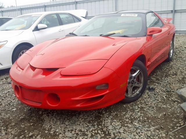 2G2FV22G6W2221339 - 1998 PONTIAC FIREBIRD F RED photo 2