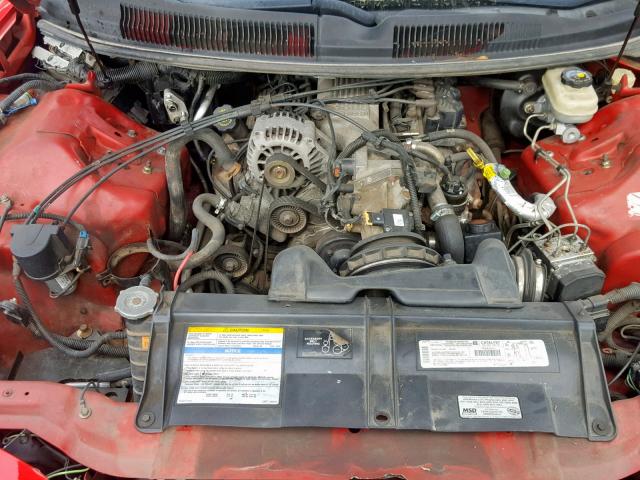 2G2FV22G6W2221339 - 1998 PONTIAC FIREBIRD F RED photo 7