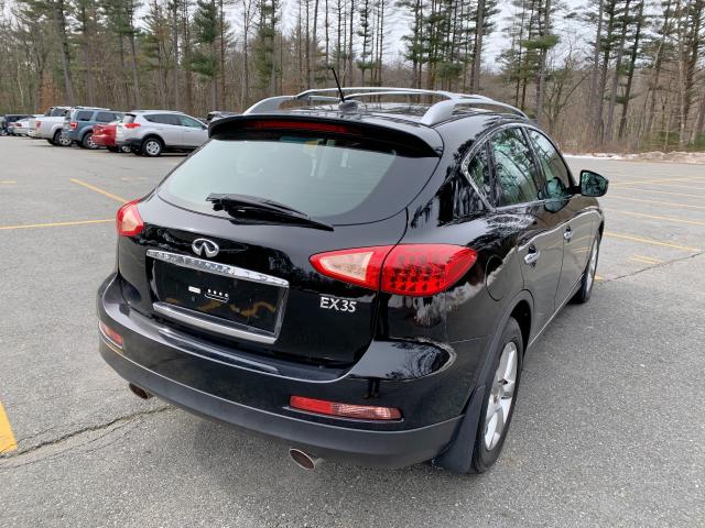 JNKAJ09F39M951788 - 2009 INFINITI EX35 BASE BLACK photo 4