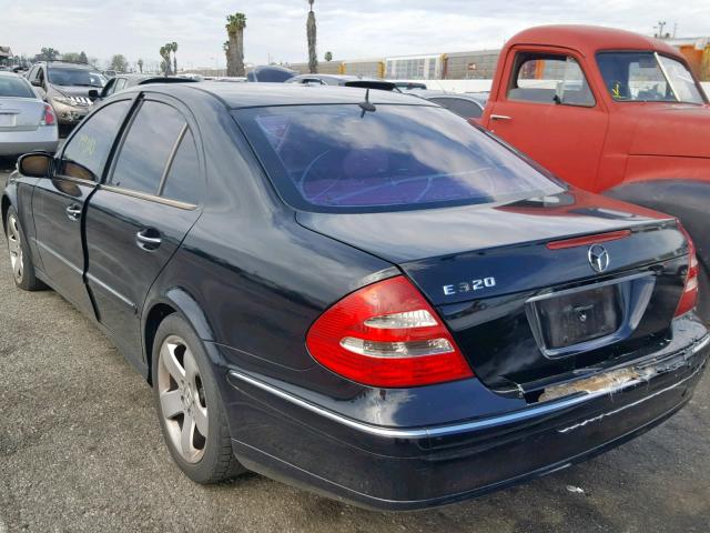 WDBUF65J04A497408 - 2004 MERCEDES-BENZ E 320 BLACK photo 3