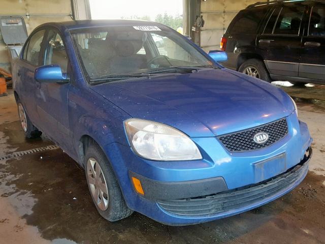 KNADE123266022309 - 2006 KIA RIO BLUE photo 1