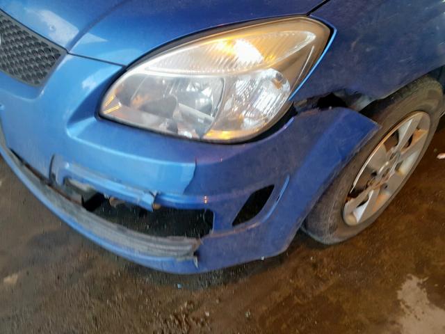 KNADE123266022309 - 2006 KIA RIO BLUE photo 10