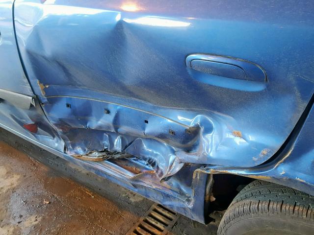 KNADE123266022309 - 2006 KIA RIO BLUE photo 9