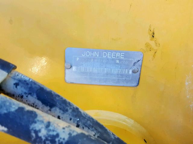 T0310SG898582 - 2001 JOHN 310BACKHOE YELLOW photo 10