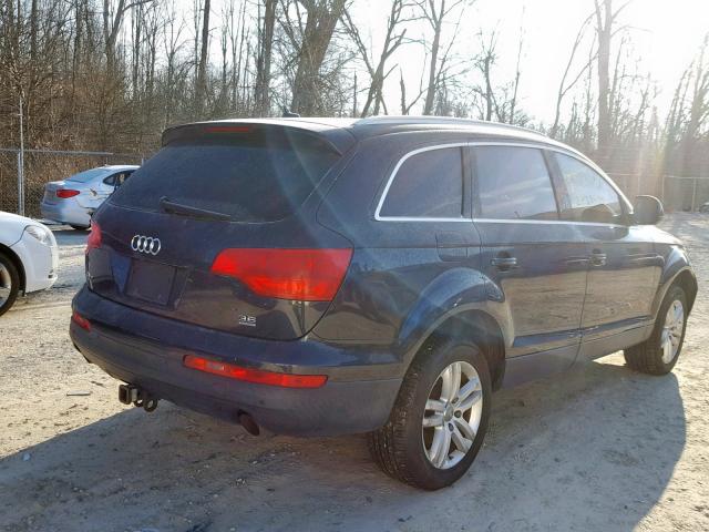 WA1BY74L98D010572 - 2008 AUDI Q7 3.6 QUA BLACK photo 4