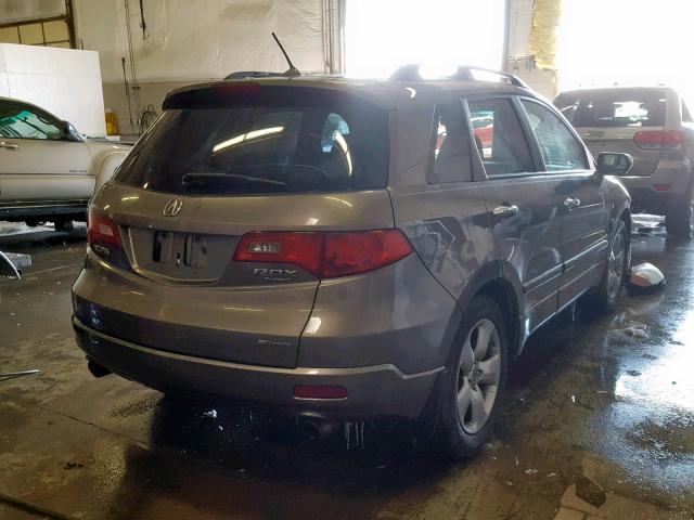 5J8TB18258A003518 - 2008 ACURA RDX GRAY photo 4