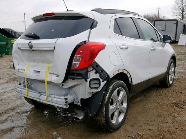 KL4CJESB7GB733564 - 2016 BUICK ENCORE WHITE photo 4