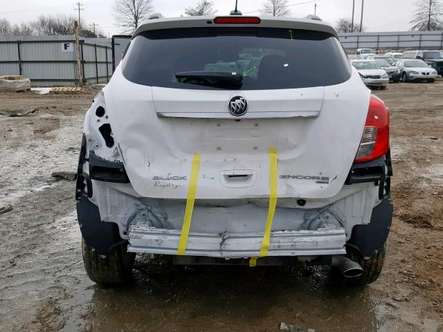 KL4CJESB7GB733564 - 2016 BUICK ENCORE WHITE photo 9