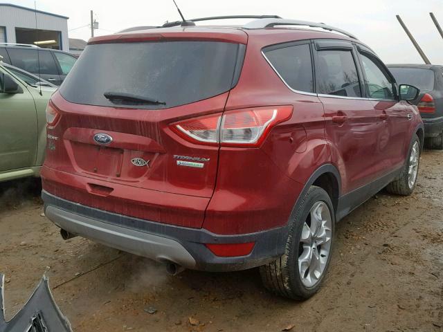 1FMCU0J90DUB54958 - 2013 FORD ESCAPE TIT RED photo 4