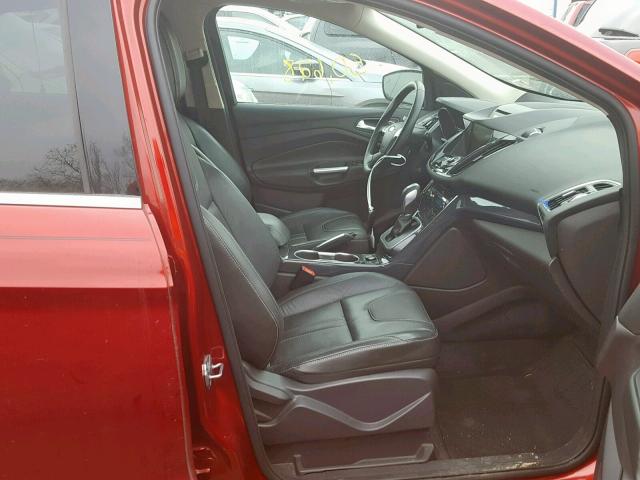 1FMCU0J90DUB54958 - 2013 FORD ESCAPE TIT RED photo 5