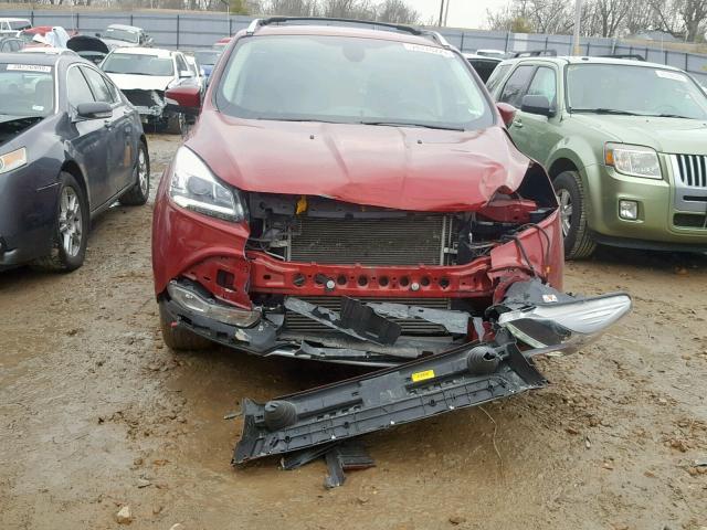 1FMCU0J90DUB54958 - 2013 FORD ESCAPE TIT RED photo 9