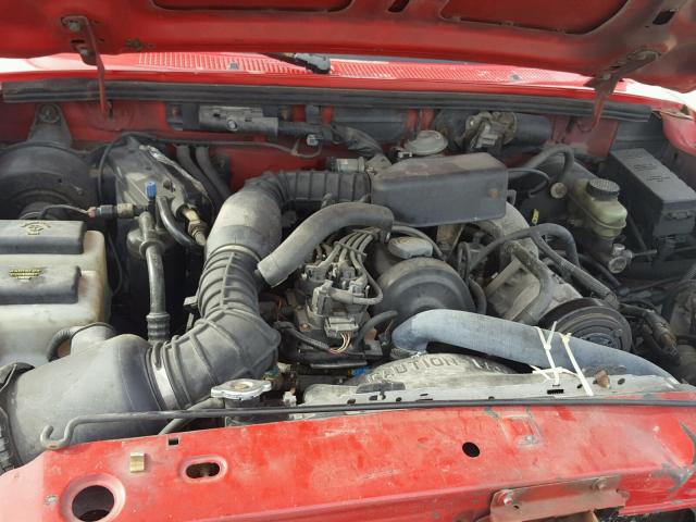 1FTCR10A7VPA61832 - 1997 FORD RANGER RED photo 7