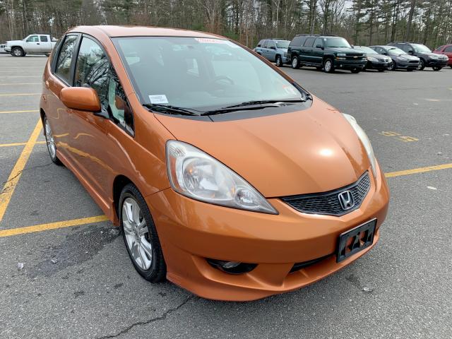 JHMGE8G45AC018564 - 2010 HONDA FIT SPORT ORANGE photo 1