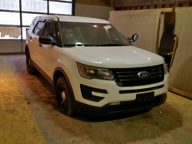 1FM5K8AR6GGC67376 - 2016 FORD EXPLORER P WHITE photo 1