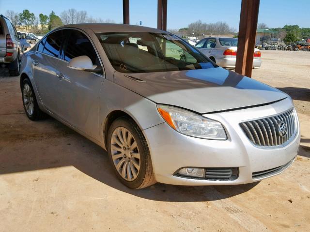 2G4GS5EK4C9130594 - 2012 BUICK REGAL PREM SILVER photo 1