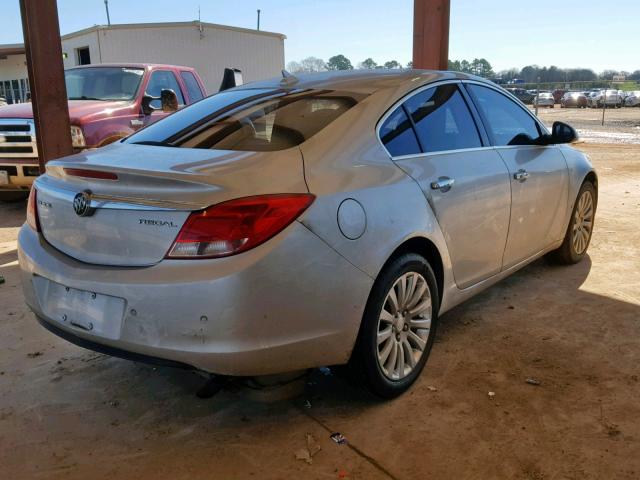 2G4GS5EK4C9130594 - 2012 BUICK REGAL PREM SILVER photo 4