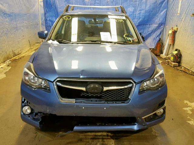 JF1GPAM61F8210170 - 2015 SUBARU IMPREZA LI BLUE photo 9