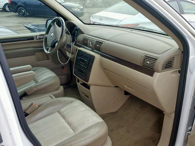 2MRDA22256BJ01998 - 2006 MERCURY MONTEREY L WHITE photo 5