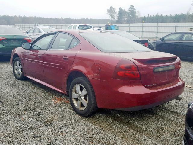 2G2WP552061171023 - 2006 PONTIAC GRAND PRIX MAROON photo 3