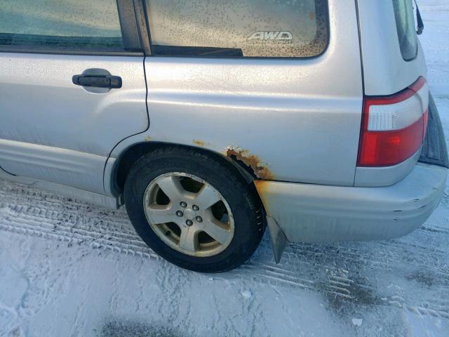 JF1SF65672H711213 - 2002 SUBARU FORESTER S Gümüş foto 10