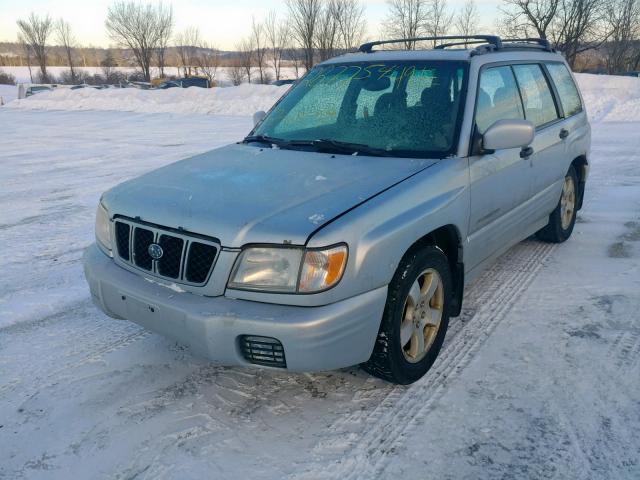 JF1SF65672H711213 - 2002 SUBARU FORESTER S Gümüş foto 2