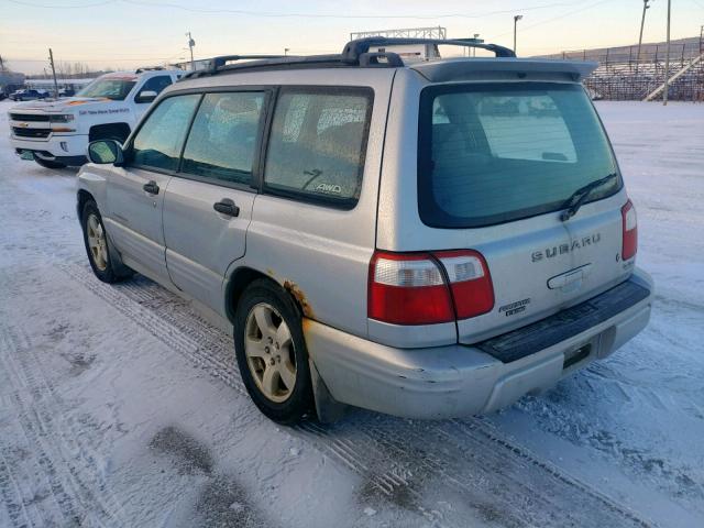 JF1SF65672H711213 - 2002 SUBARU FORESTER S Gümüş foto 3