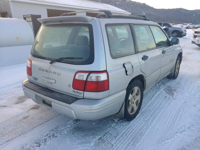 JF1SF65672H711213 - 2002 SUBARU FORESTER S Gümüş foto 4