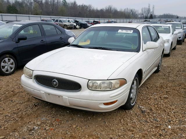 1G4HP54KX1U165308 - 2001 BUICK LESABRE CU WHITE photo 2