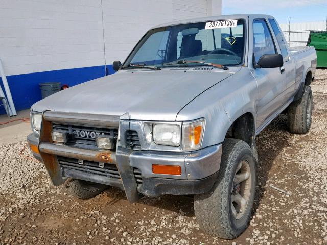 JT4VN13D2M5044392 - 1991 TOYOTA PICKUP 1/2 BLUE photo 2