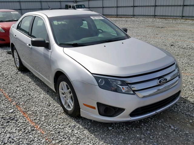 3FAHP0GA7CR440711 - 2012 FORD FUSION S GRAY photo 1