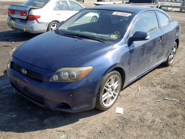 JTKDE167780235237 - 2008 TOYOTA SCION TC ლურჯი ფოტო 2